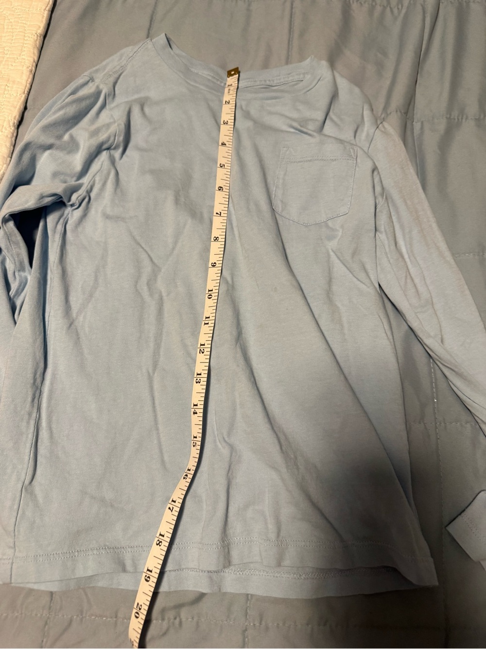 Crewcuts Light Blue Long-Sleeve Pocket Shirt Jacket